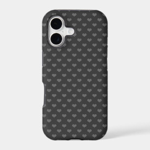 80s flannel grey hearts emo girly goth pattern