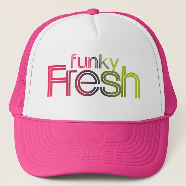 80s Funky Fresh Trucker Hat (Front)