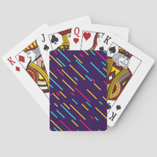 80s Geometric Art Pattern Geometric Photography Ge Playing Cards