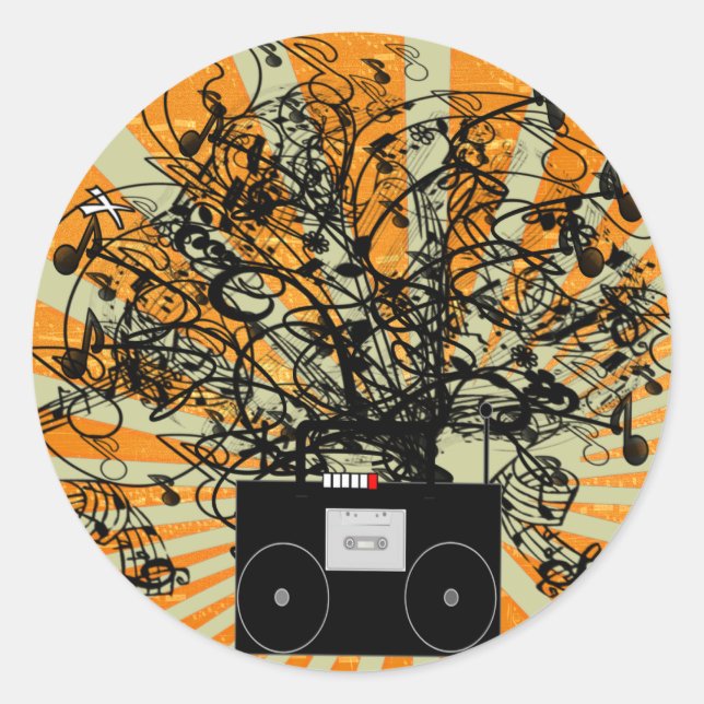 80s Gifts Classic Round Sticker (Front)