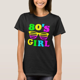80s Girl 1980s Fashion Theme Party Outfit Eighties T-Shirt