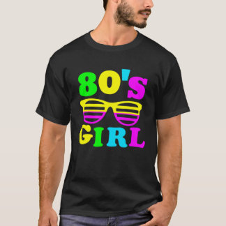 80s Girl 1980s Fashion Theme Party Outfit Eighties T-Shirt