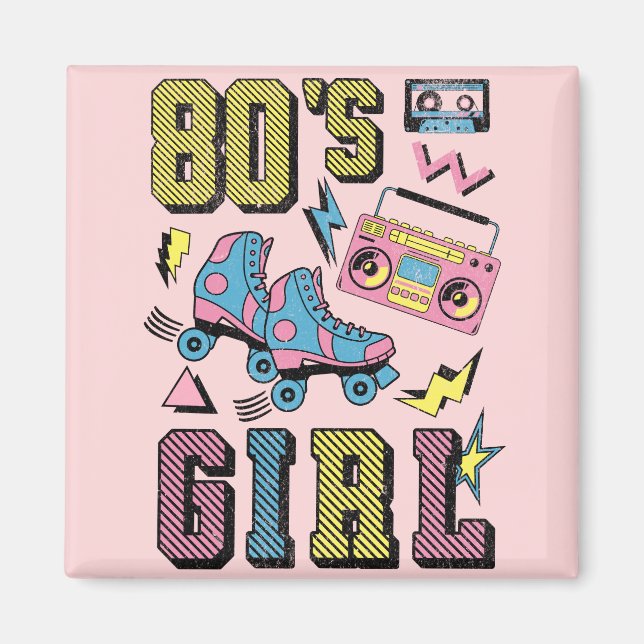 80's Girl Magnet (Front)