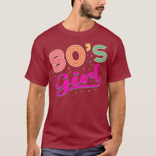 80s Girl Retro Vintage Style Cute Eighties Disco T-Shirt