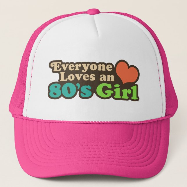 80's Girl Trucker Hat (Front)
