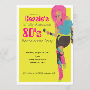 80's Glam Invitation