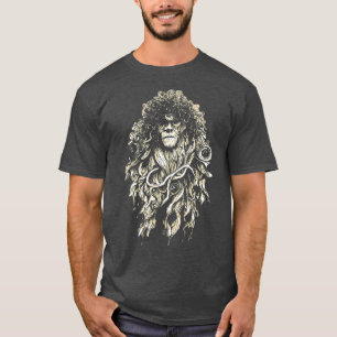 80s Hair Scary Horror Zombie Swamp Monster Hallowe T-Shirt