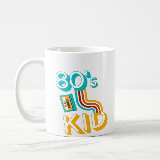 80'S KID - CASSETTE LOVERS COFFEE MUG (Left)