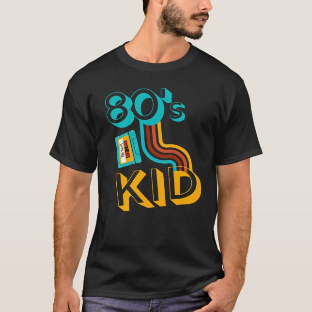 80'S KID - CASSETTE LOVERS T-Shirt (Front)