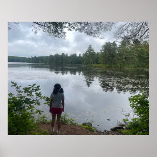 80s Lost in the Woods Poster