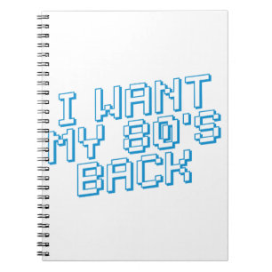 80s Lover Notebook
