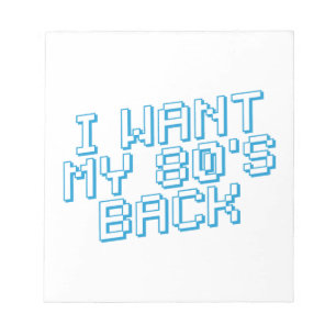 80s Lover Notepad