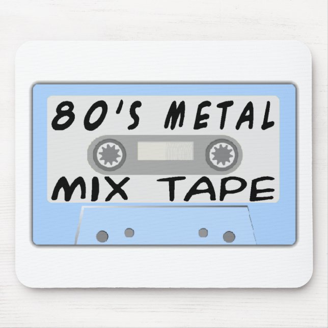 80s Metal Mix Tape Mouse Mat (Front)