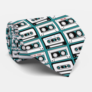 80's Mixed Cassette Tape Personalised Tie