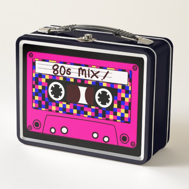 80s Mixtape Metal Lunch Box (Front)