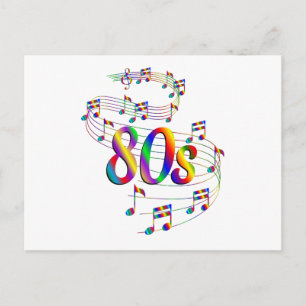 80s Music Lover Postcard