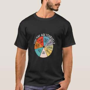 80's Music Retro Lyrics Pie Chart You May Ask Your T-Shirt