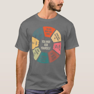 80s Music Retro Lyrics Pie Chart You May Ask Yours T-Shirt