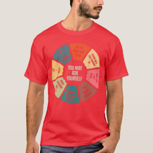 80s Music Retro Lyrics Pie Chart You May Ask Yours T-Shirt
