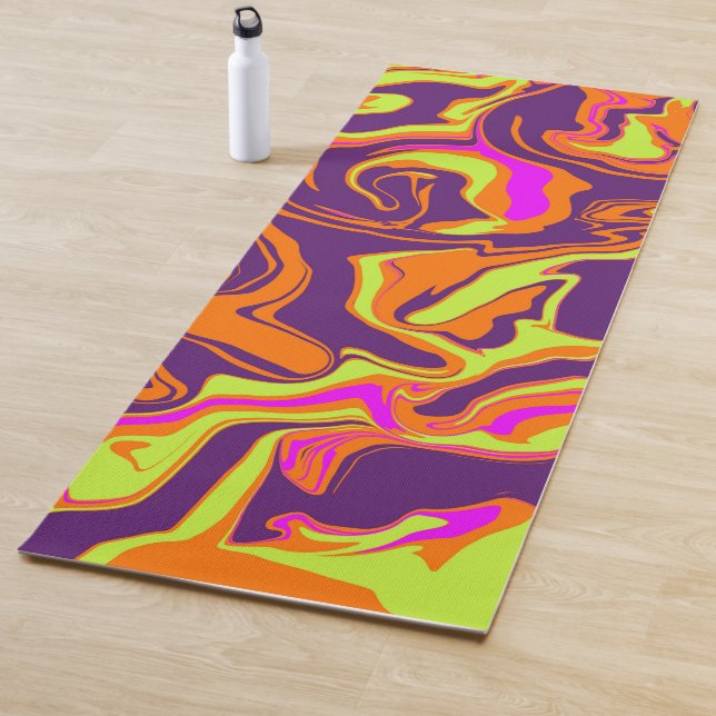 80s Mystery Melt Yoga Mat (In Situ)