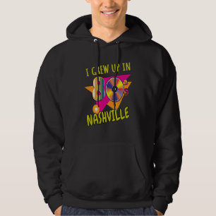 80s Nashville Born Funny 1980s Love Retro Eighties Hoodie