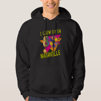 80s Nashville Born Funny 1980s Love Retro Eighties Hoodie