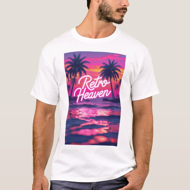 80s Neon Paradise T-Shirt (Front)