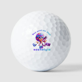80s Nostalgia Groove Golf Balls – Retro Old Days 