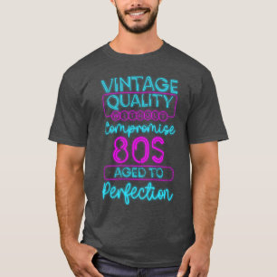 80S Old School Geek Neon gift T-Shirt