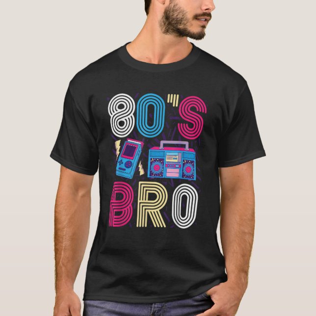 80s Outfit Women Men This is my 80s Bro Costume Pa T-Shirt (Front)