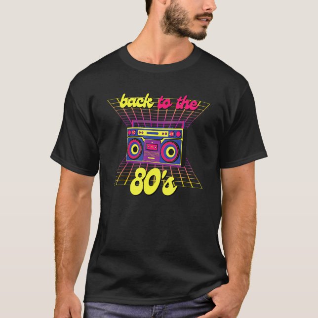80s Outfit Women's Children's Men's 80s Theme Part T-Shirt (Front)