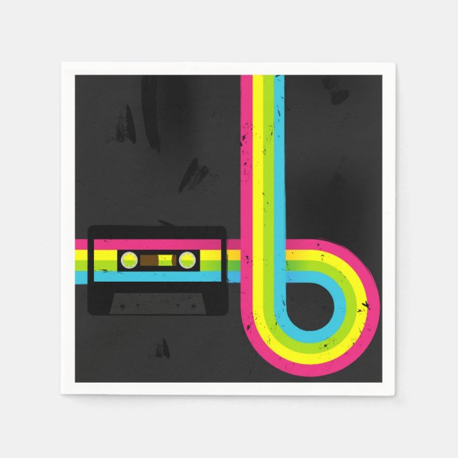 80s party napkin (Front)