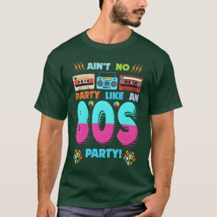 80s Party Vibes Retro Design with Cassetteapes T-Shirt