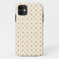 80s petite rainbow girly cute polka dots pattern