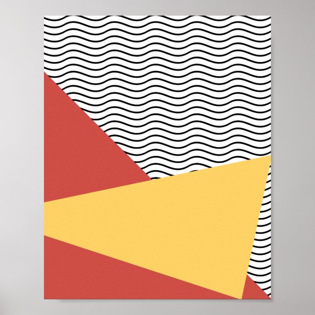 80s Pop art pattern Poster (Front)