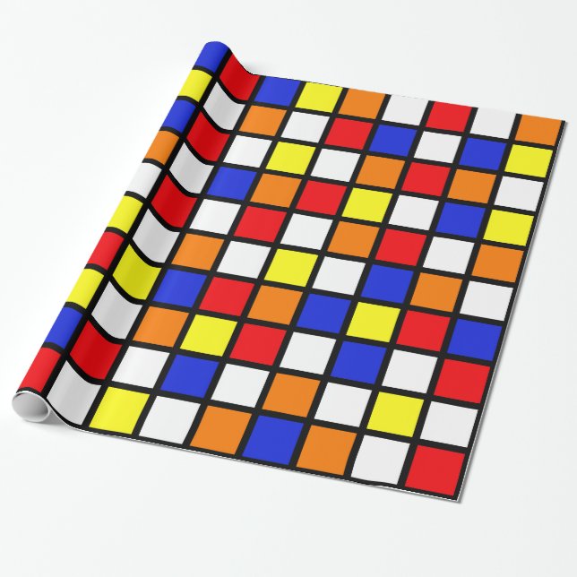 80s Pop Culture Wrapping Paper (Unrolled)