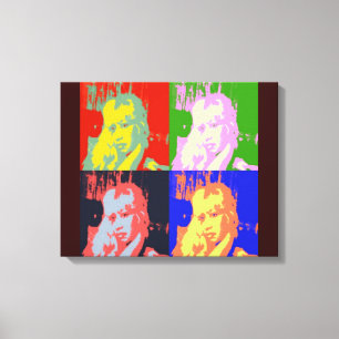 80's Pop Star Canvas Print