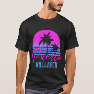 80S Puerto Vallarta Spring Break Vacation girl T-Shirt