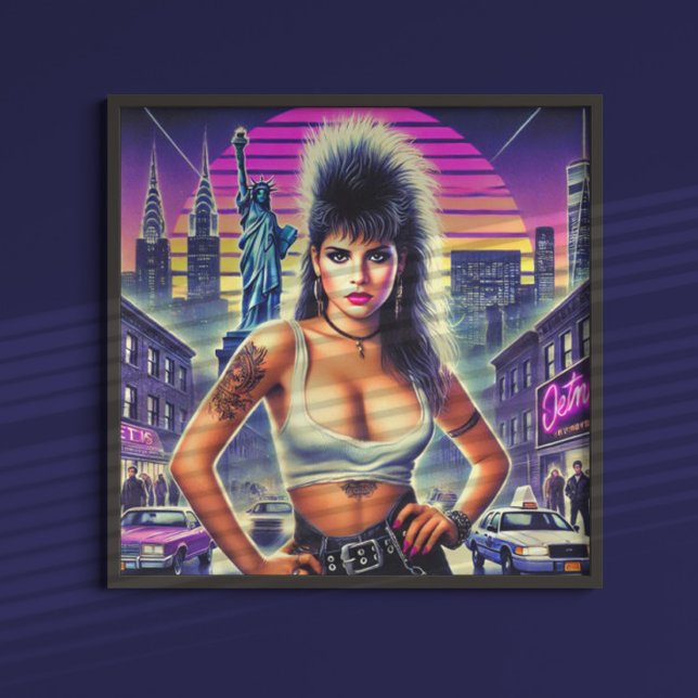 80s Punk Girl Poster (Creator Uploaded)