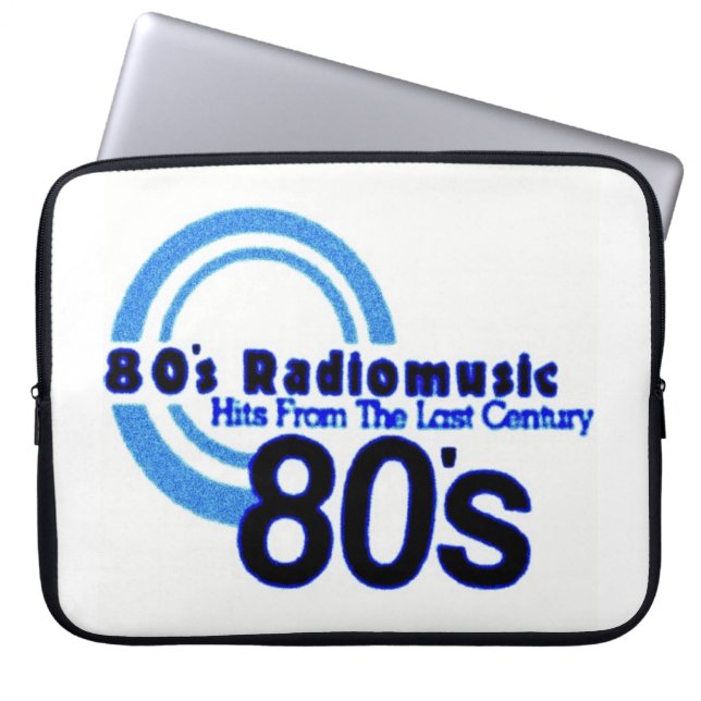 80's Radiomusic Laptop Sleeve (Front)