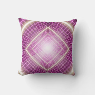 80s Retro: 3D Sci-Fi Background. Cushion