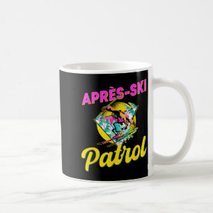 80s retro apres-ski patrol wear 90s skiing coffee mug
