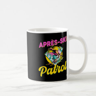 80s Retro Apres-ski Patrol Wear 90s Skiing Coffee Mug