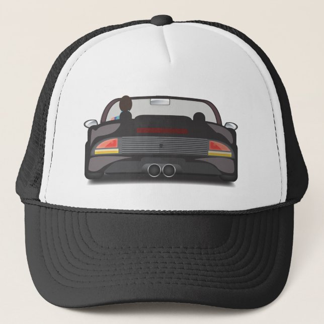 80s Retro Arcade Race Trucker Hat (Front)