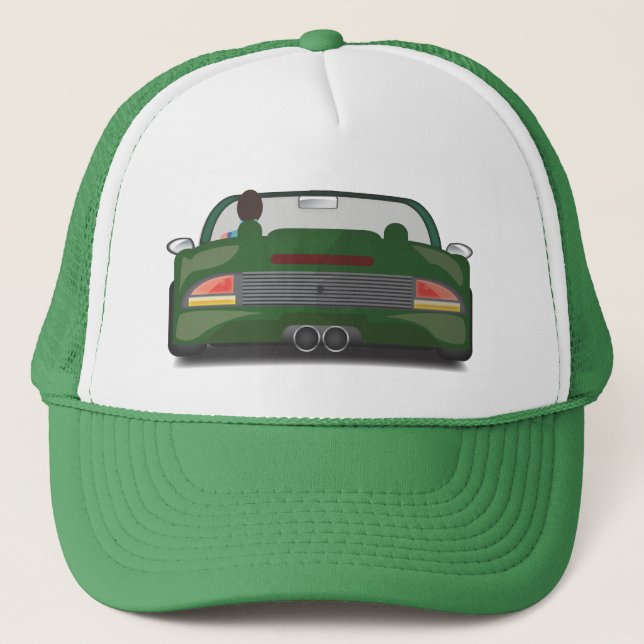 80s Retro Arcade Race Trucker Hat (Front)