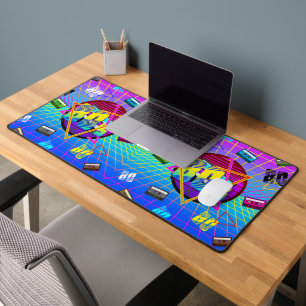 80's Retro Classic Audio Cassette Tape Desk Mat