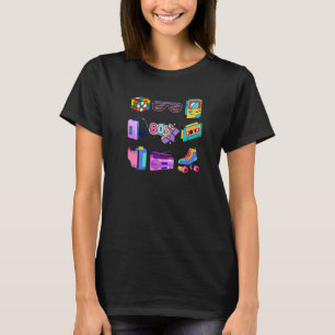 80's Retro Fashion Throwback Culture Disco Music P T-Shirt