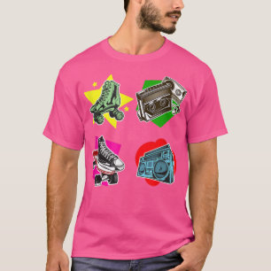 80's Retro Fashion Throwback Culture Disco Music P T-Shirt