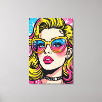80s Retro Glam Pop Art