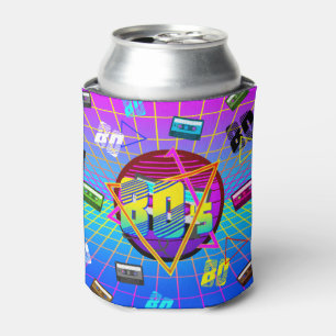80's RETRO OLD SCHOOL CASSETTE TAPE Can Cooler